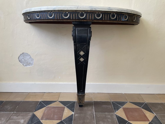 Image 1 of Side Table Console Table Wall Table imposing 19th century French