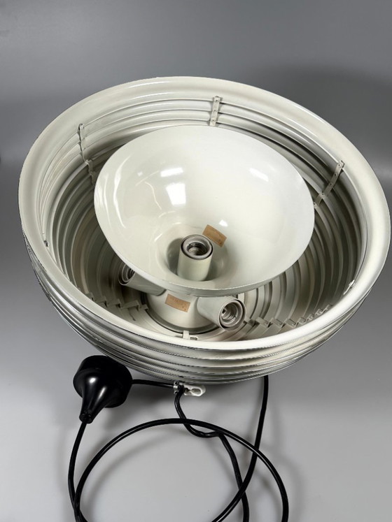 Image 1 of 60er 70er Jahre Deckenlampe Staff Leuchten Kazuo Motozawa Saturno Chrom Design