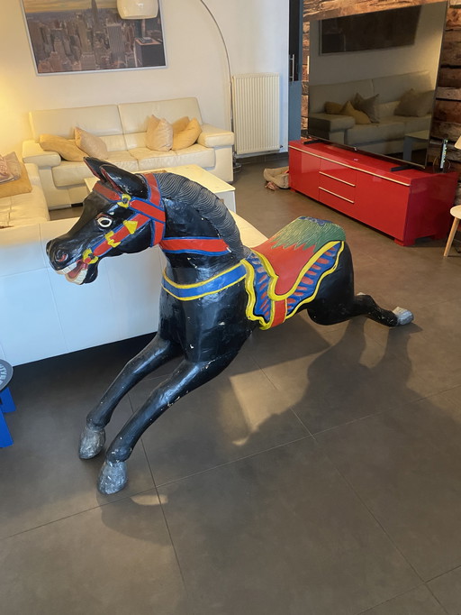 Antiek carrousel paard