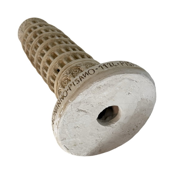 Image 1 of Vintage - Ceramic - Table lamp in the shape of the leaning tower of Pisa - Ca. 1980’s