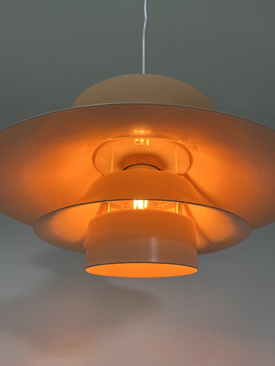 Jeka Metaltryk 1032-P – Vintage Hanglamp – Jeka Metaldryk, Hanglampen, Aluminium (photo 6 of 11)