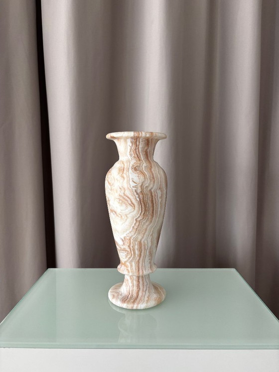 Vase, Marble, Beige and Brown (photo 2 of 10)