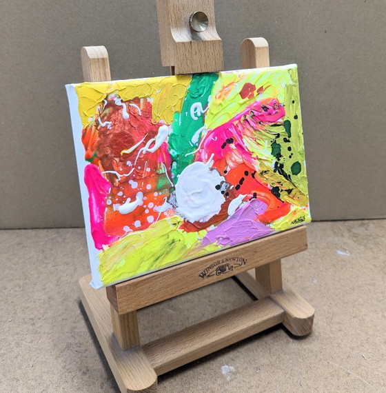 Image 1 of St Ives Abstract Acrylic Original Painting by Nigel Waters - Signed Artwork on Canvas