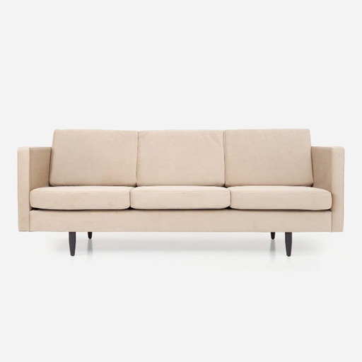 Sofa ALTA beige Velours, skandinavisches Design