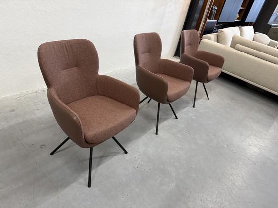 Image 1 of 6 Gealux Madison Sedia da pranzo Tessuto Pelle