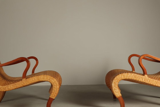 Image 1 of Ensemble de deux fauteuils lounge Antonio Citterio 'Compagnia delle Filippine', B&B Italia, 1993