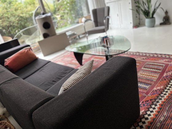 Image 1 of Grijze wollen sofa Jan de Bouvrie