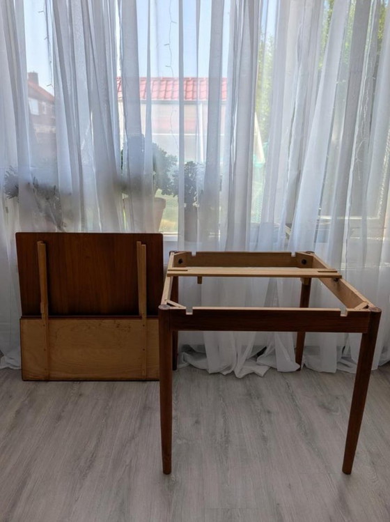Image 1 of Mid-Century teak extendable dining table 60s