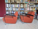 Leolux Scylla 2x oranje/steenrood