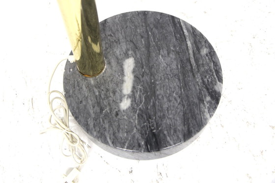 Lampada da terra in Metallo e Marmo, Svezia, 1980, Lampade da terra (foto 4 di 7)