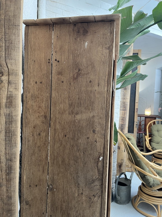 Image 1 of Small rustic oak bonnetière
18th century
