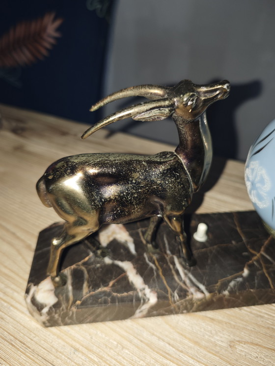 Image 1 of Art Deco Gazelle Lamp