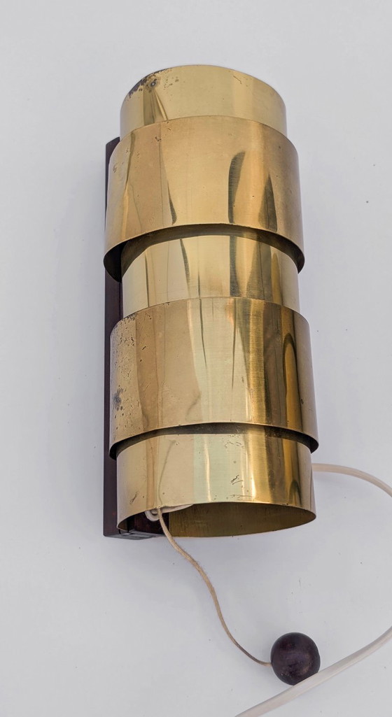 Image 1 of Coppia di applique da parete in ottone "Aristokrat" – Forseke AB Nybrofabriken