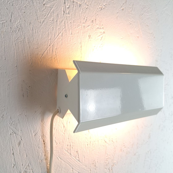 Image 1 of Lampada da parete vintage bianca Massive