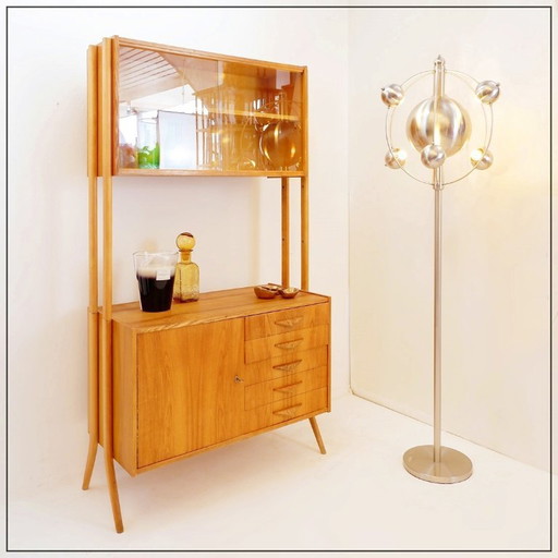 Vintage-Wandregal von František Jirák, Tschechoslowakei 1960