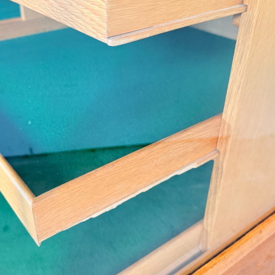 Image 1 of Bancone da merceria vintage in rovere – SLB Stuttgart