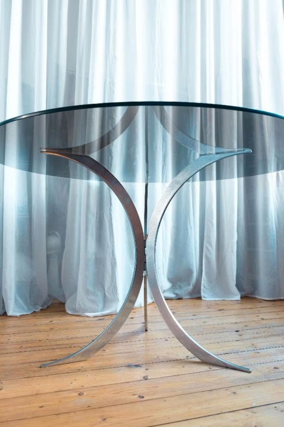Image 1 of Boris Tabacoff glass dining table