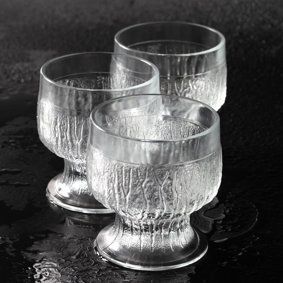 Set Of 3 Vintage Crystalex Glasses By Ivo Rozsypal / Czech Republic / 1977 – Glass Union, Glass & Decanter (photo 9 of 9)