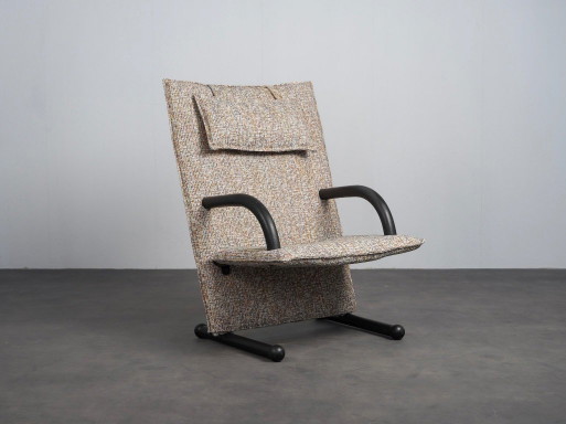 Sillón T-Line de Burkhard Vogtherr para Arflex, Italia, década de 1980. – fauteuils, Textile, Vintage