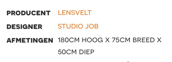 Image 1 of Cabinet studio Job lensvelt