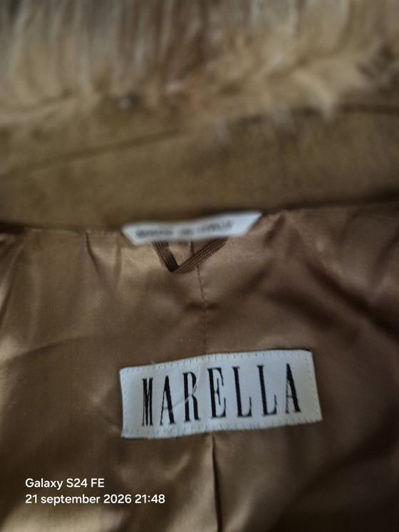 Manteau Col Fourrure – Marella, Cadeaux, Textile, Wool (photo 4 of 9)