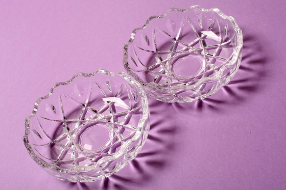 Image 1 of Porta caramelle in cristallo al piombo di metà secolo: bomboniera Courtenay Royal Rock