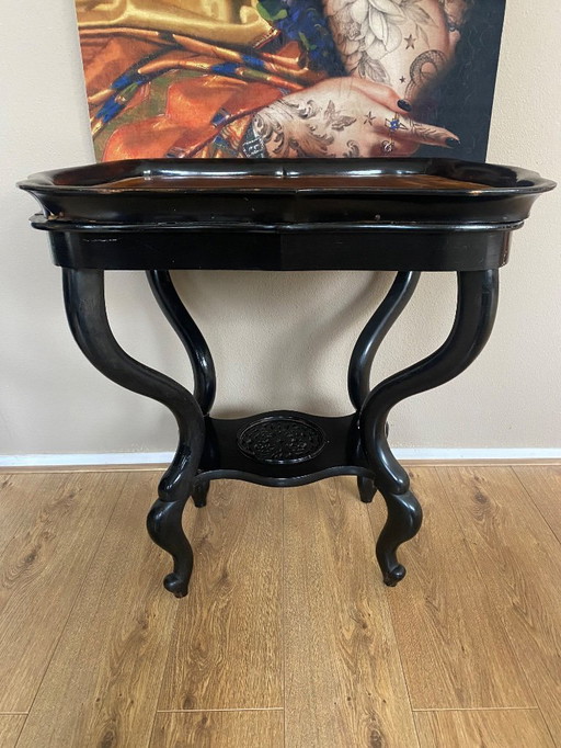 Antique Dutch wine table side table plant table