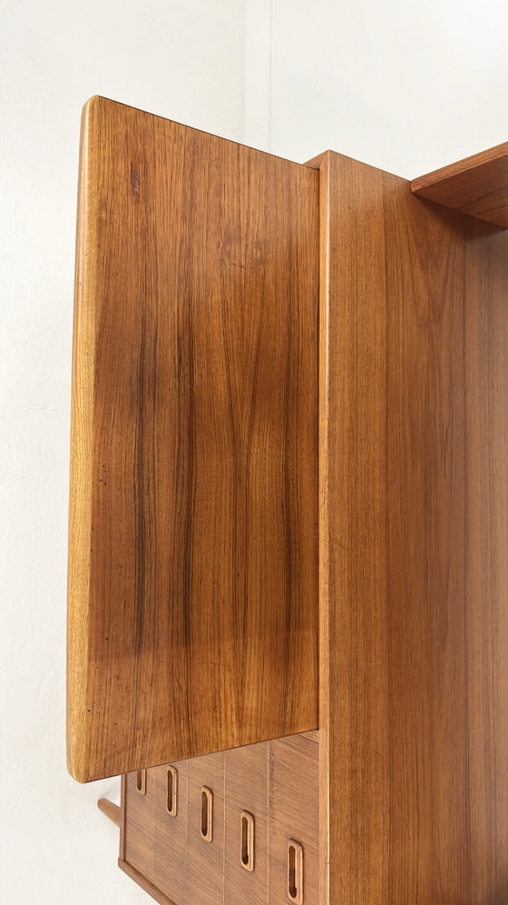 Swedish vintage teak veneer bookcase – Wall cabinet, Wood (photo 9 of 20)