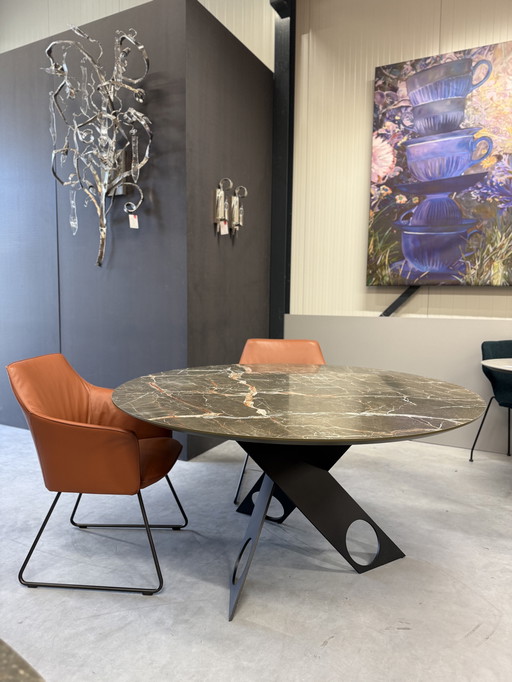 Metaform Trefori Dining Table Ceramic Ombra 150