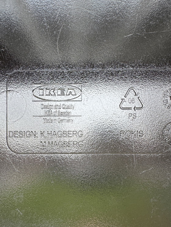 Image 1 of 6x vintage IKEA Bokis bookends – zigzag design – designed by Hagberg & Hagberg in the 1990s