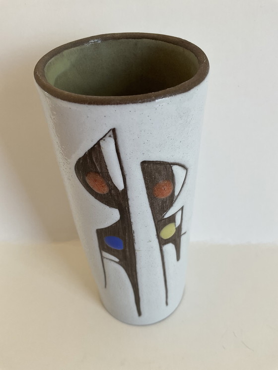 Image 1 of Vase Boonstra 60s with Stylized Animal Figures