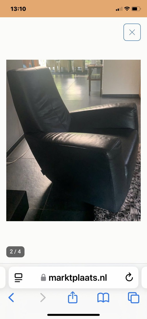 Two Gerard van de Berg armchairs