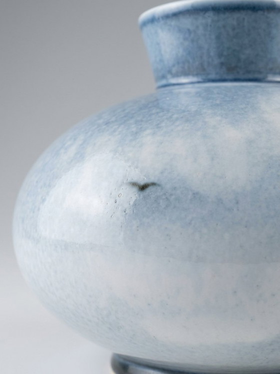 Virebent porcelain ball Vase – Bird Landscape – 17 cm (photo 5 of 7)