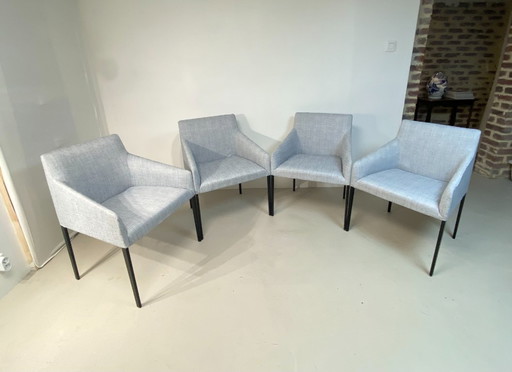 Set of 4 Arper Saari design armchairs ref Samantha .