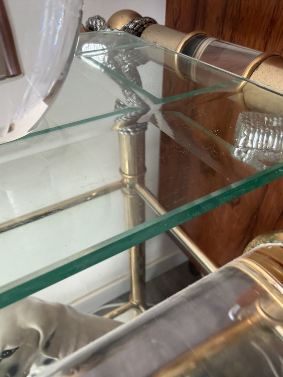 Table d'appoint Hollywood Regency / Table de bar – Tables d'appoint, Glass, Plexiglass (photo 10 of 11)