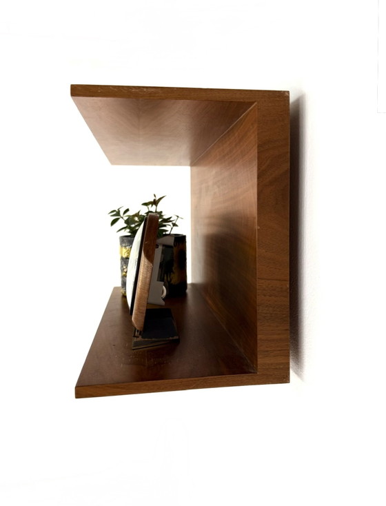 Image 1 of Mensola da parete vintage in teak, Wilhelm Renz '60