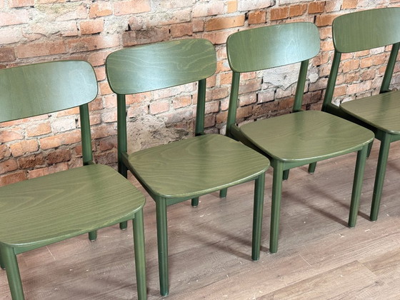 Thonet Stühle 4er Set - Holz | Thonet, Esszimmerstühle, Grün, Modern (Foto 10 von 15)