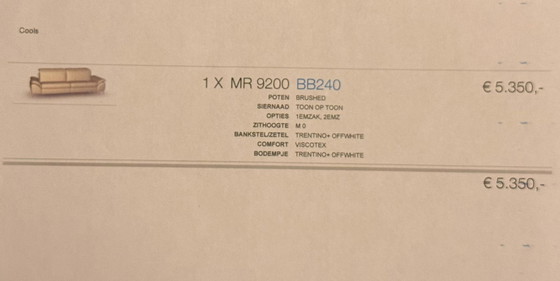 Image 1 of Dreisitzer-Ledersofa mit elektrischer Relaxfunktion, 2,46 m (neu 5350 €)