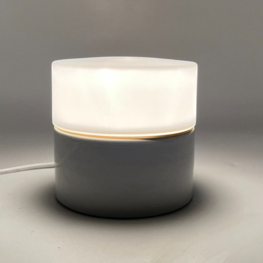 Ifö Electric / IKEA wall & ceiling lamp (Opus 100/100) – ceramic/opal glass – Scandinavian minimalism (photo 2 of 11)