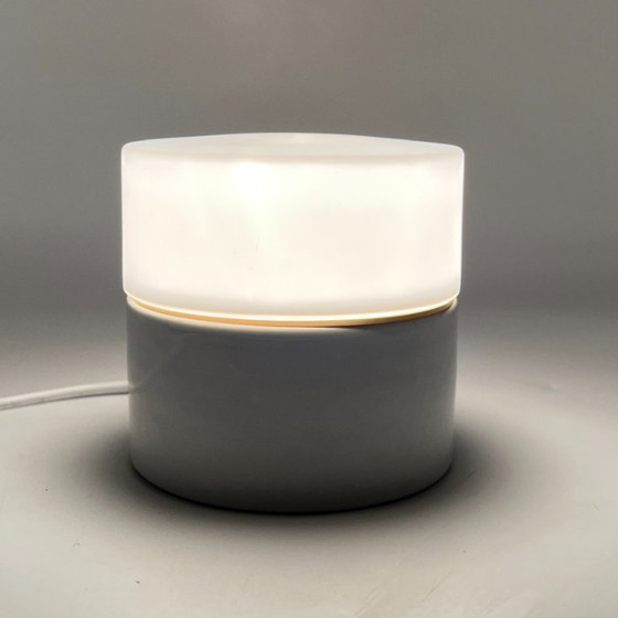 Ifö Electric / IKEA wall & ceiling lamp (Opus 100/100) – ceramic/opal glass – Scandinavian minimalism (photo 2 of 11)