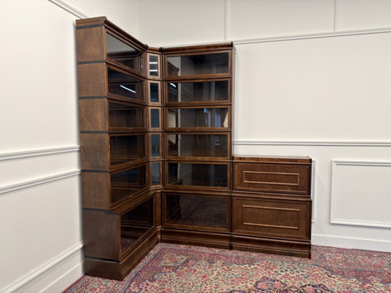 Libreria angolare classica stile inglese Globe Wernicke – Librerie, Vetro, Metallo (photo 3 of 20)