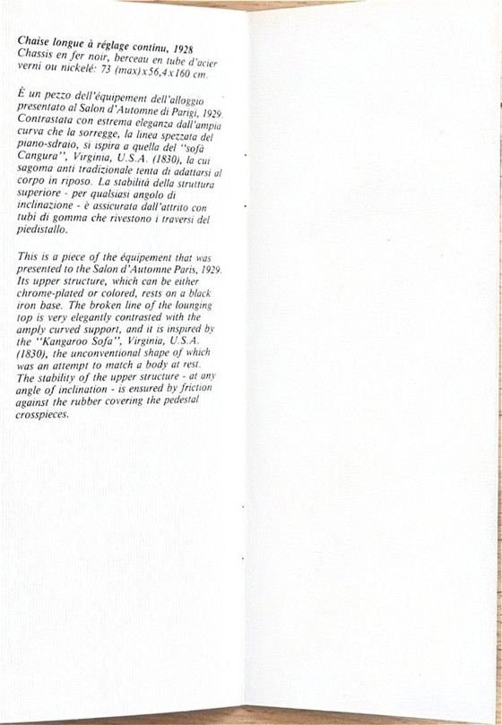 Image 1 of LC4 Corbusier