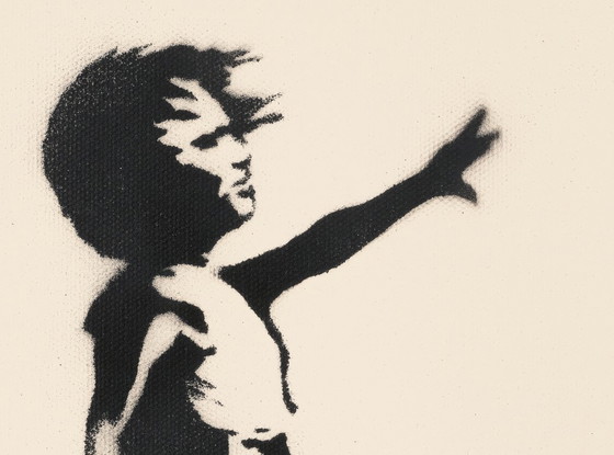Image 1 of Girl with Balloon - Banksy 2002 - Poster 50 × 70 cm