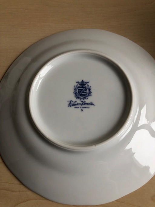 art deco Weimar Porzellan Gemany gebaksbordje