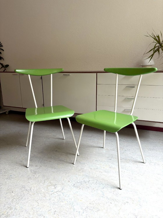 2x Sedie Dress boy Wim Rietveld per Auping – Sedie da pranzo, Metal (photo 9 of 10)
