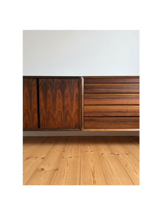 Image 1 of Poul Cadovius Floating Wall Mounted Rosewood Sideboard By CADO, 1960s.