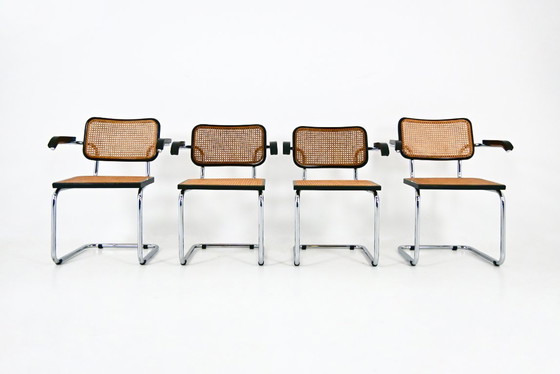 Image 1 of Dining Chairs Style B32 by Marcel Breuer Set of 4