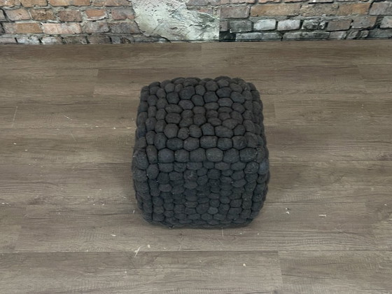 Image 1 of Poef Grijs