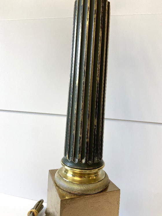 Image 1 of Large CARCEL Lamp in Gilt Bronze & Brass, Early 1800s Empire Period, France, Art