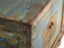 Antique entrance sideboard in blue and yellow (c.1920) (photo 26 of 40)
